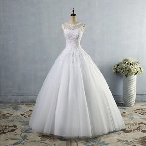 Elegante Abito Da Sposa In Pizzo E Tulle Abito Da Ballo Spalle Scoperte Scollo A Cuore Abbigliamento Formale Da Donna