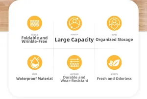 Waterproof and foldable cylinder storage bag featuring large capacity and durable fabric