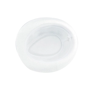 Detail of white paper straw fedora hat showing internal sweatband and size 58 label