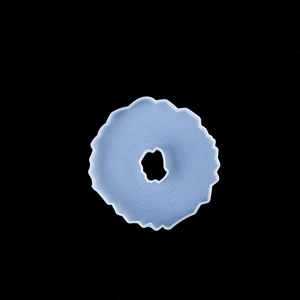 Irregular wave-edge silicone mold for DIY crystal resin coasters and tray crafting