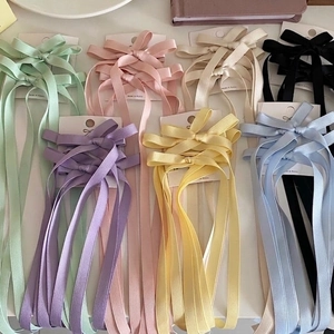 Lange Streamer Schleifen Haarspangen Band Legierung Acryl Ballett Stil Süßer Haarschmuck Frauen Mädchen