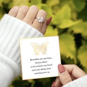 Elegant S925 sterling silver butterfly open ring with sparkling cubic zirconia crystals