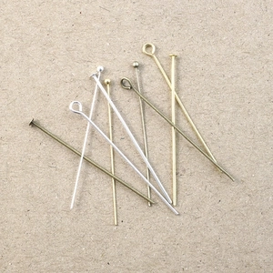 Jewelry Making Head Pins Eye Pins T Pins Iron Metal Connectors For DIY Beading Earring Necklace Crafting Supplies