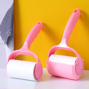 Pluizenroller Voor Kleding Huishoudelijke Haarremover Met Ergonomische PP Handgreep Draagbare Kleverige Stofborstel Handmatige Reiniger