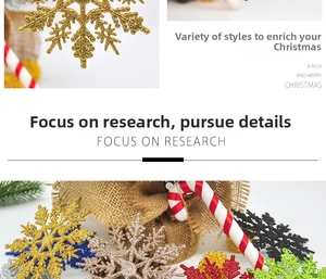 Glittery 10cm Christmas snowflake ornaments with intricate hollow cutout design details