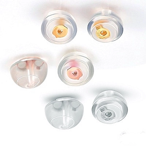 Universal S925 sterling silver and silicone earring backings in gold and silver finish