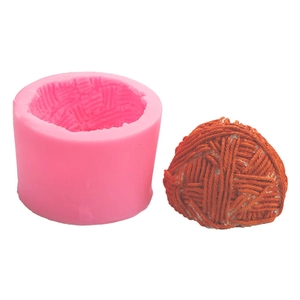 Stampo In Silicone A Forma Di Gomitolo Di Lana 3D Per Decorazione Torte Aromaterapia Candele Fai Da Te Artigianato