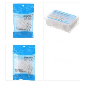 Detailed comparison of 50 and 100 piece dental floss toothpicks in bags and boxes