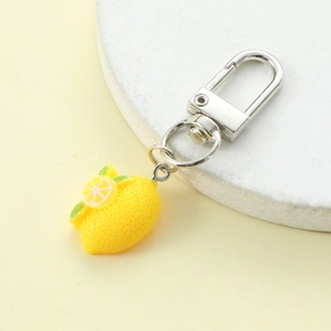 Cute Queen Bridal Fruit Resin Keychain