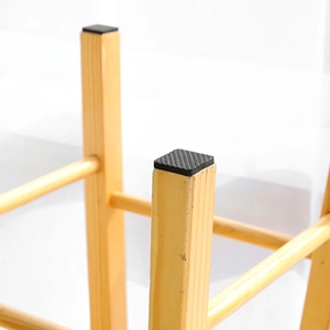 Thickened anti-slip furniture leg pads for wooden chairs on a clean white background