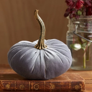 Soft Velvet Pumpkin Artificial Ornament Decorative Realistic For Halloween Thanksgiving Autumn Home Decor Multi Color