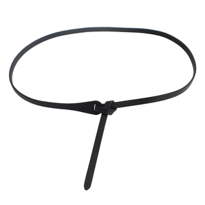 Minimalist black PU leather skinny belt for women with elegant knot design