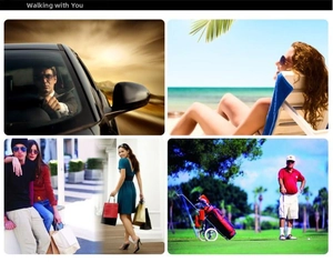 Polarized vintage cat eye sunglasses shown in driving, beach, and outdoor sports scenes