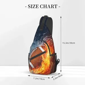 Tableau des tailles détaillé pour le sac bandoulière chat avec dimensions de hauteur
