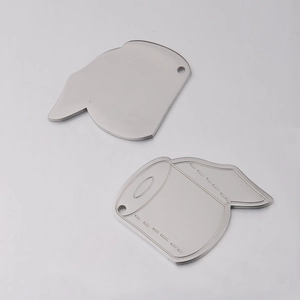 Polished stainless steel toilet paper roll pendant and irregular charm for DIY jewelry