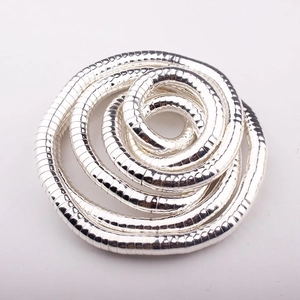 Flexible Snake Bone Necklace Alloy Bendable Spiral Wrapped Fashion Jewelry For Women Men Party Accessory