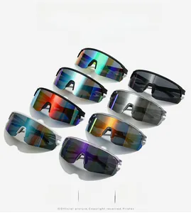 Collection of polarized cycling sunglasses in multiple lens colors and matte frames