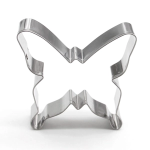 5-piece stainless steel butterfly cookie cutter set for Easter cake baking and dough
