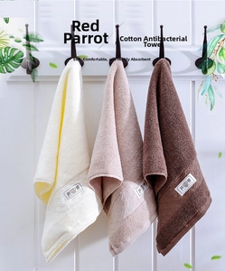 Detailed texture of cotton antibacterial towels with elegant diamond weave patterns