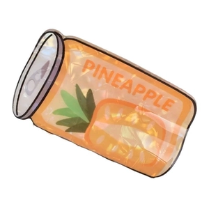 Cute orange pineapple soda can claw clip hair accessory for daily styling and parties