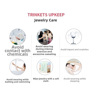 Detailed jewelry care guide with six tips for maintaining pearl eyewear chains