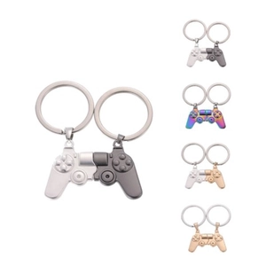 Game Controller Magnetic Keychains Metal Splittable Gamepad Bag Charms Gift For Gamer Friends