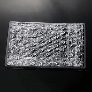Bulk pack of polished stainless steel lobster clasps for DIY jewelry making accessories