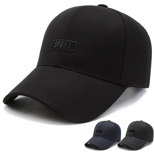 Casquette De Baseball Coton Ajustable Sport Patch Protection Solaire Extérieur Décontracté Hommes Femmes