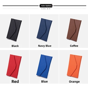 Crosshatch texture RFID passport holder available in Black, Navy, Coffee, Red, Blue, Orange