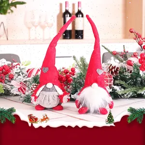 Weihnachtswichtel Set mit biegsamen Hüten für festliche Deko und Weihnachtsgeschenke