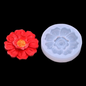 3D siliconen vorm voor bloemen fondant en chocolade decoratie met bloemmotief