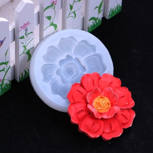 Grote bloem siliconen mal voor 3D bloemcreaties met hars en klei voor DIY projecten