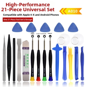 Detail of 21-in-1 precision screwdriver set for mobile phone and laptop repair