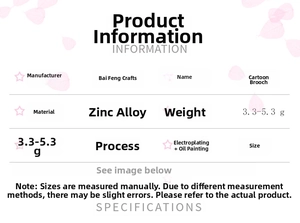 Detailed chart showing zinc alloy frog pin material specifications and plating process