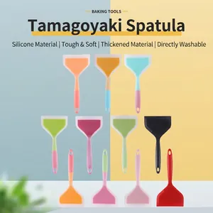 Spatule Tamagoyaki En Silicone Large Résistant À La Chaleur Antiadhésive Pour Omelette Crêpe Steak Ustensile Cuisine Souple