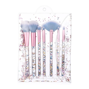 Makeup Brushes Professional Gradient Synthetic Fiber Transparent Glitter Liquid Handle Face Eye Beauty Tools