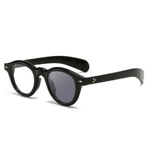 Lunettes De Soleil Photochromiques Ovales Rétro Monture PC Vintage Protection UV400 Lunettes De Transition Pour Hommes Femmes
