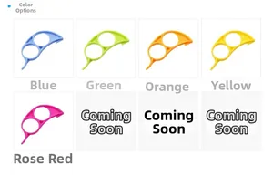 Set di sbucciatori per arance multiuso in plastica in vari colori vivaci e brillanti
