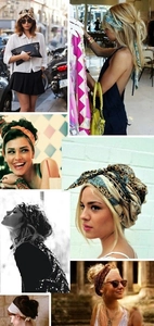 Classic leopard print silk satin scarf for women showing various stylish hair styling ways