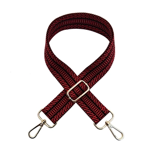 Ethnic style colorful wide adjustable cotton guitar shoulder strap for women handbags