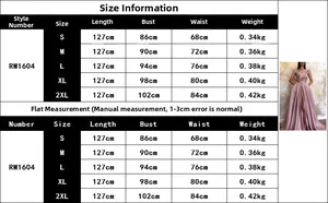 Size chart for summer sexy one-shoulder high-slit satin evening dress S-2XL