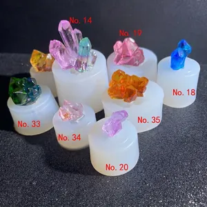 Crystal Cluster Silicone Mold DIY Resin Epoxy Quartz Geode Desktop Decoration Handmade Crafting Tool Flexible