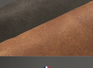 Macro detail of high-quality brown and dark grey leather textures with matte finish