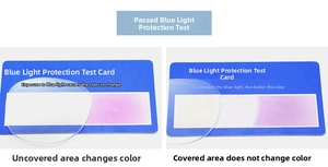 Test filtro luce blu per confrontare la protezione delle lenti ottiche moderne