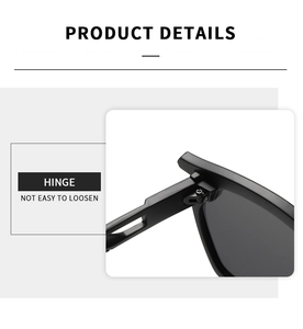 Detail view of durable metal hinge structure on stylish matte black sunglasses