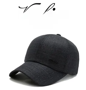 Detailed view of the dark grey textured baseball cap featuring side Sport print