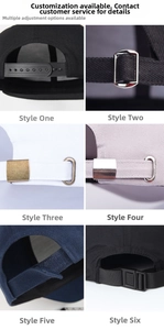 Detailed comparison of six adjustable back closures for hip hop baseball caps