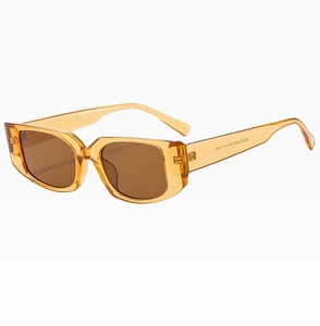 Detaillierte Makroansicht der Produktnummer 2N1735 auf dem Bügel der Bernstein-Sonnenbrille