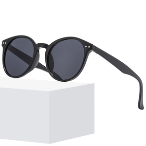 Retro Oval Sunglasses UV400 Protection Plastic Frame Vintage Fashion Eyewear For Men Women Outdoor Driving Lightweight