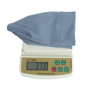 Blue thermal skull cap weighing only 37.3g for lightweight outdoor sports use